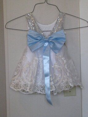 Milediiy 2T Lace and Sequin Party Dress